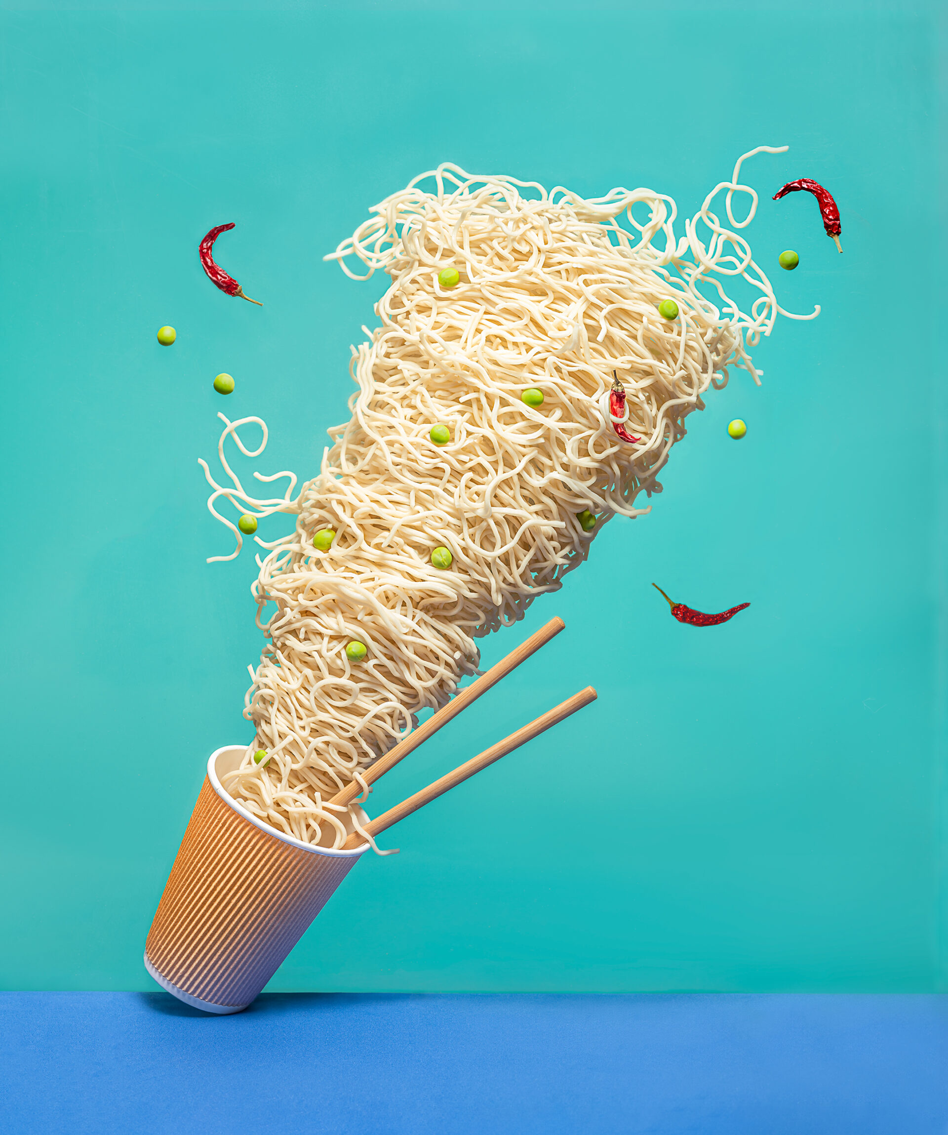 Home economist & food stylist Madrid Noodles tornado